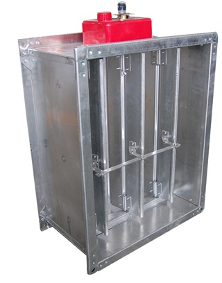 镀锌板铆接型防火调节阀