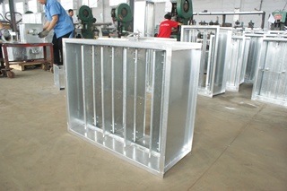 镀锌板铆接型手动调节阀